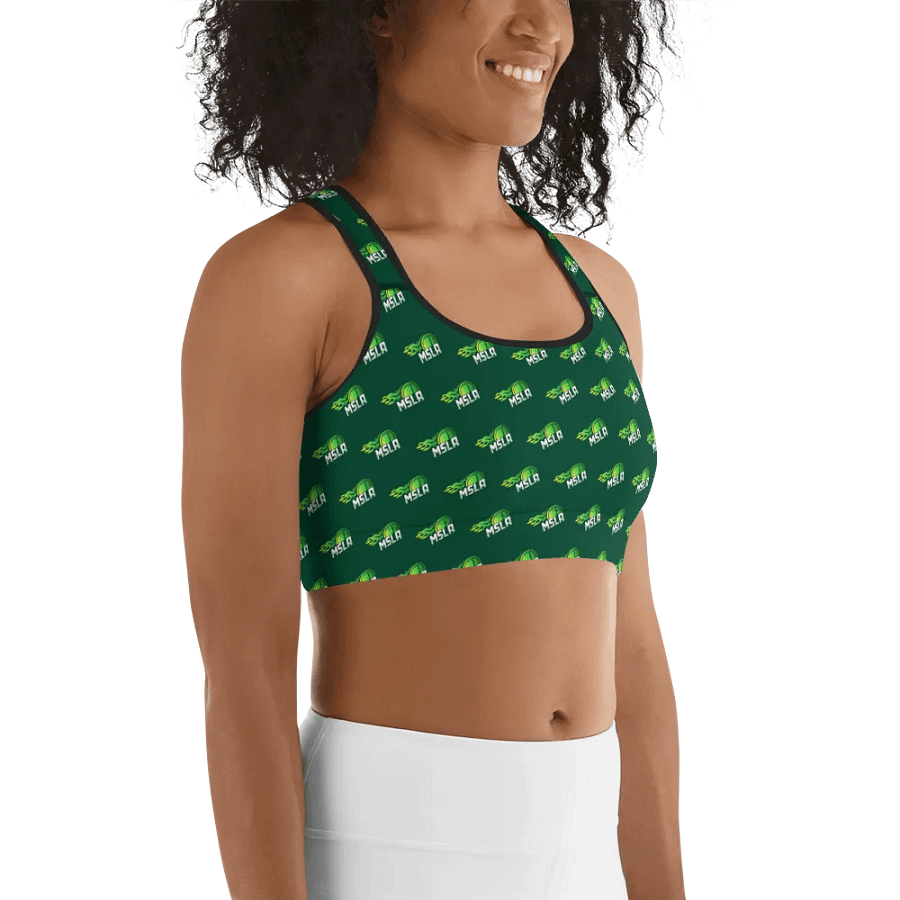 MSLA Green Sports Bra product image (5)