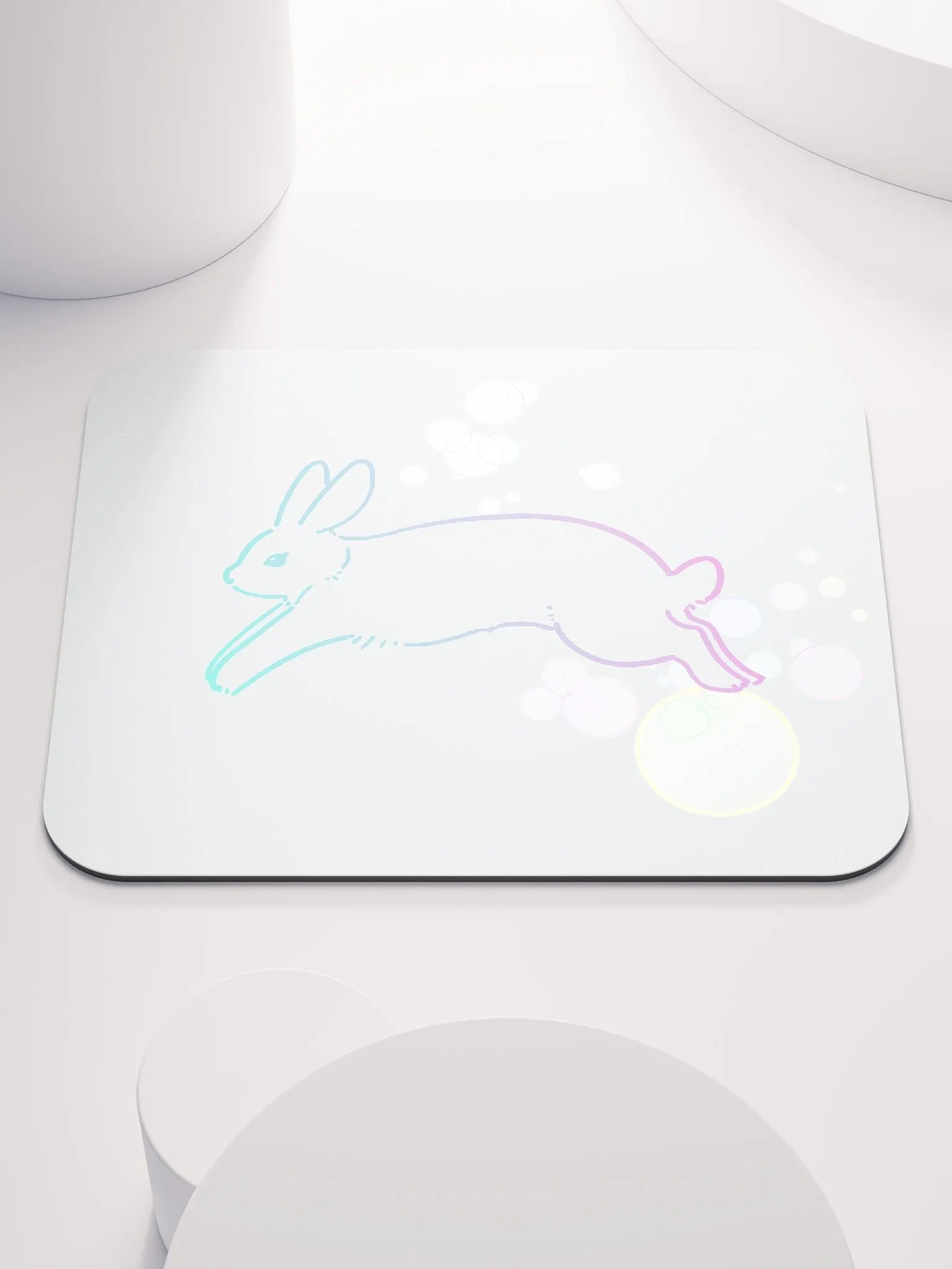 Bubble Bunny Mouse Pad product image (1)