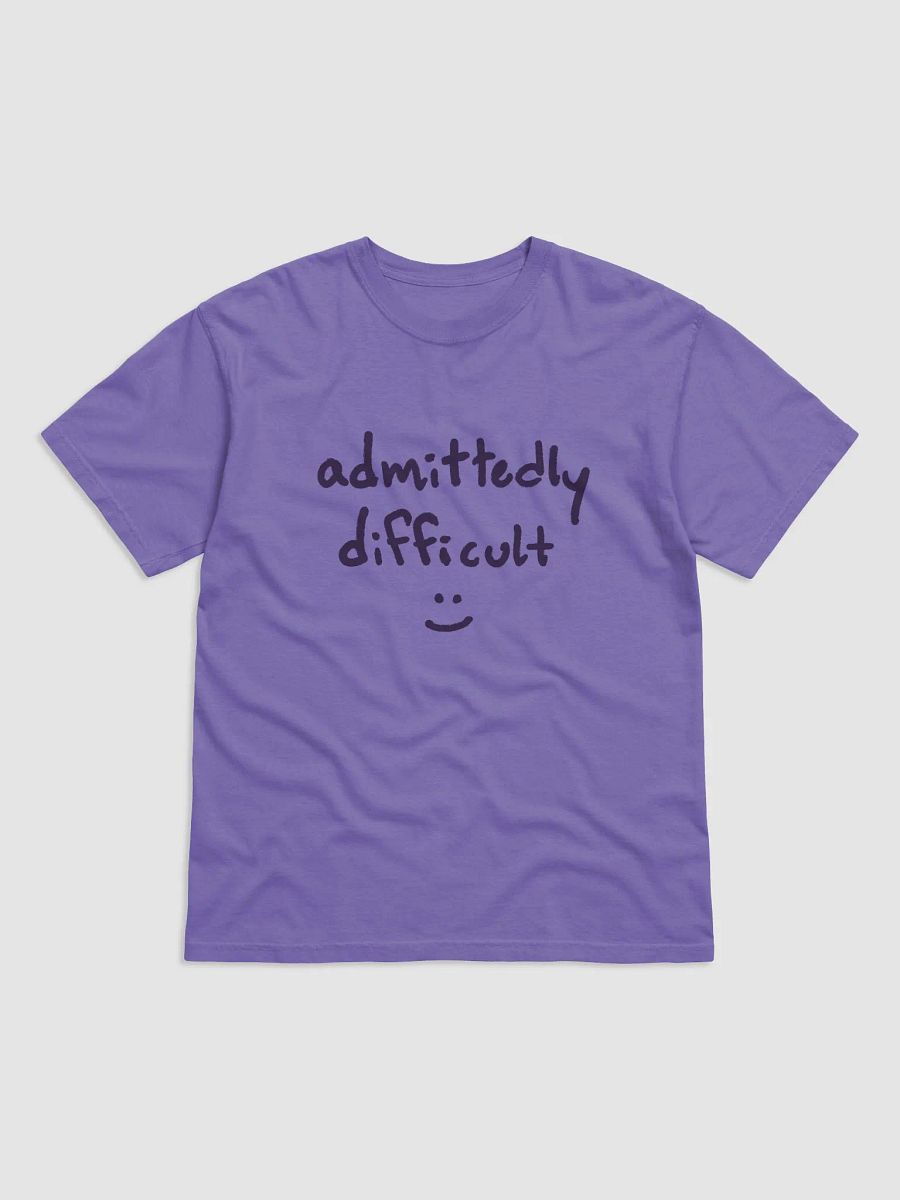 admittedly difficult (#332144) garment-dyed tee product image (1)