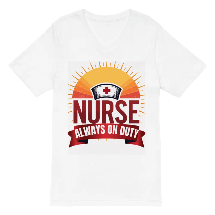 Sunburst Nurse Always On Duty V-neck tee product image (2)