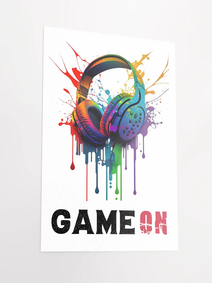 Game On: Gamers Headphone – Splattered Paint Edition product image (5)