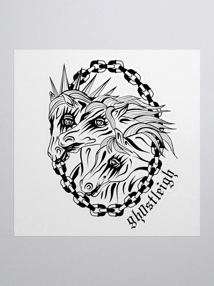 Yeehawnted Horses Sticker product image (3)