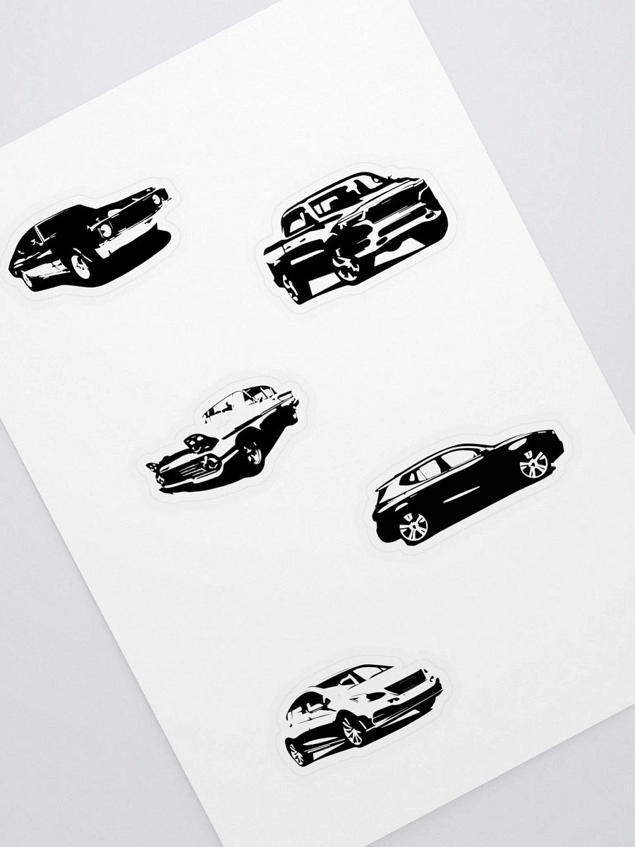 Classic Car Sticker Sheet (5pc) product image (3)