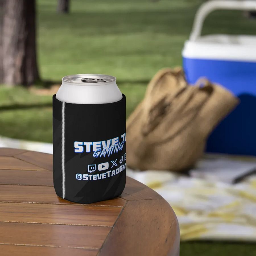 Steve Tad Gaming Black Can Coozi product image (6)