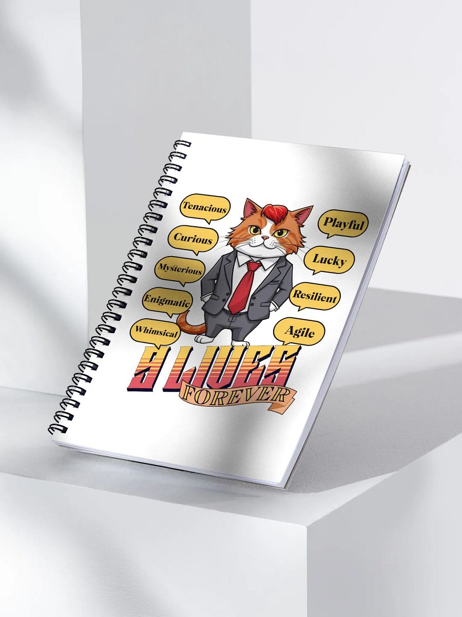 9 Lives Forever Notebook: The Feline Manifesto product image (2)