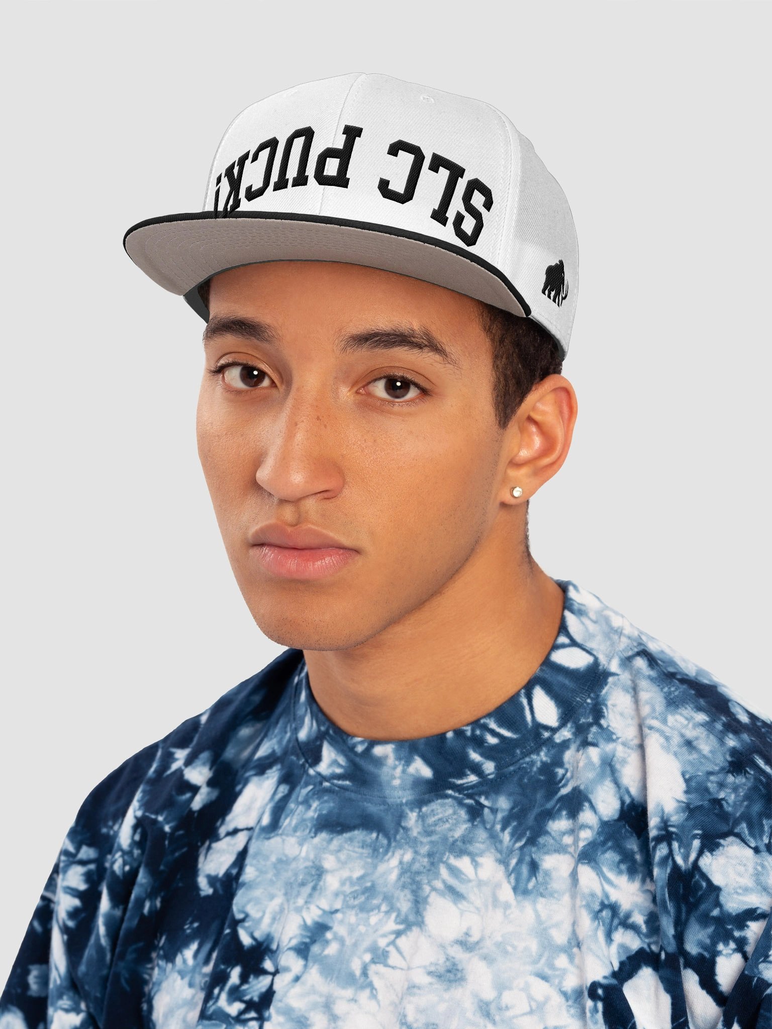 SLC Puck “Upside Down” Hat - White/Black product image (6)