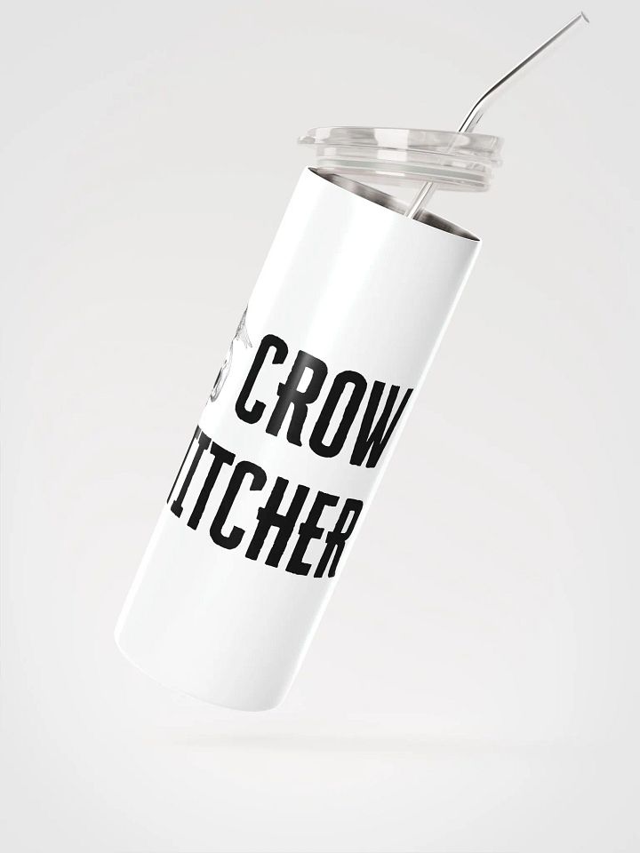 Crow Stitcher Skull & Crow Stainless Steel Tumbler - White product image (2)