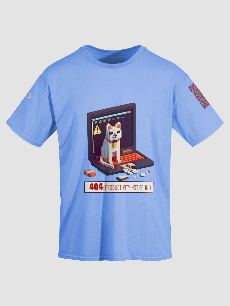 404 Cat Tee – Debug Life, Purr-fectly Broken product image (9)