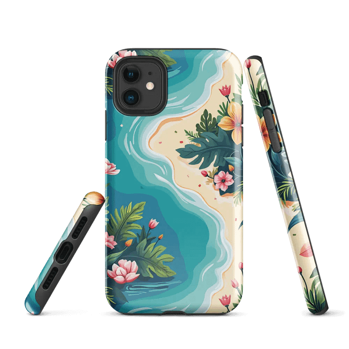 Tropical Waves iPhone® Tough Case product image (1)