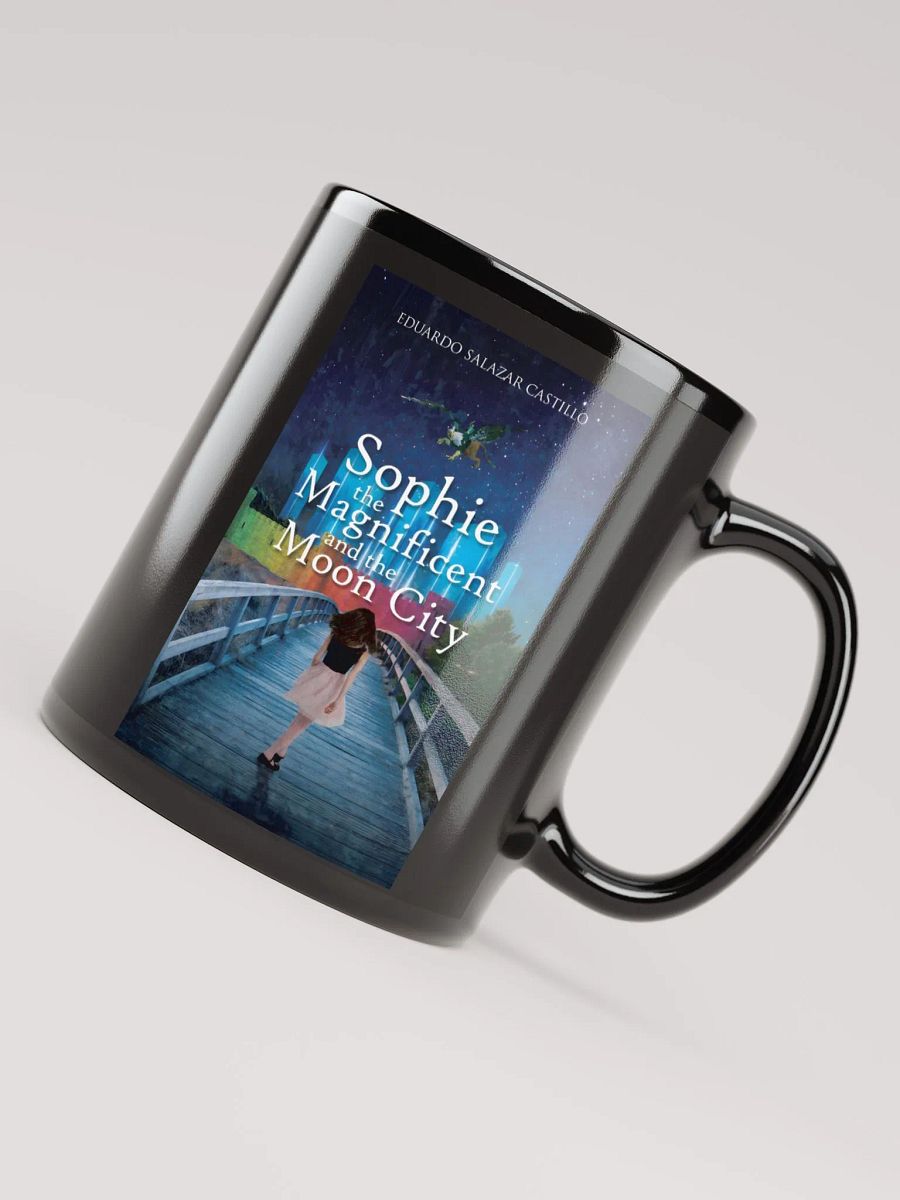 Sophie the Magnificent and the Moon City Glossy Black Mug product image (4)