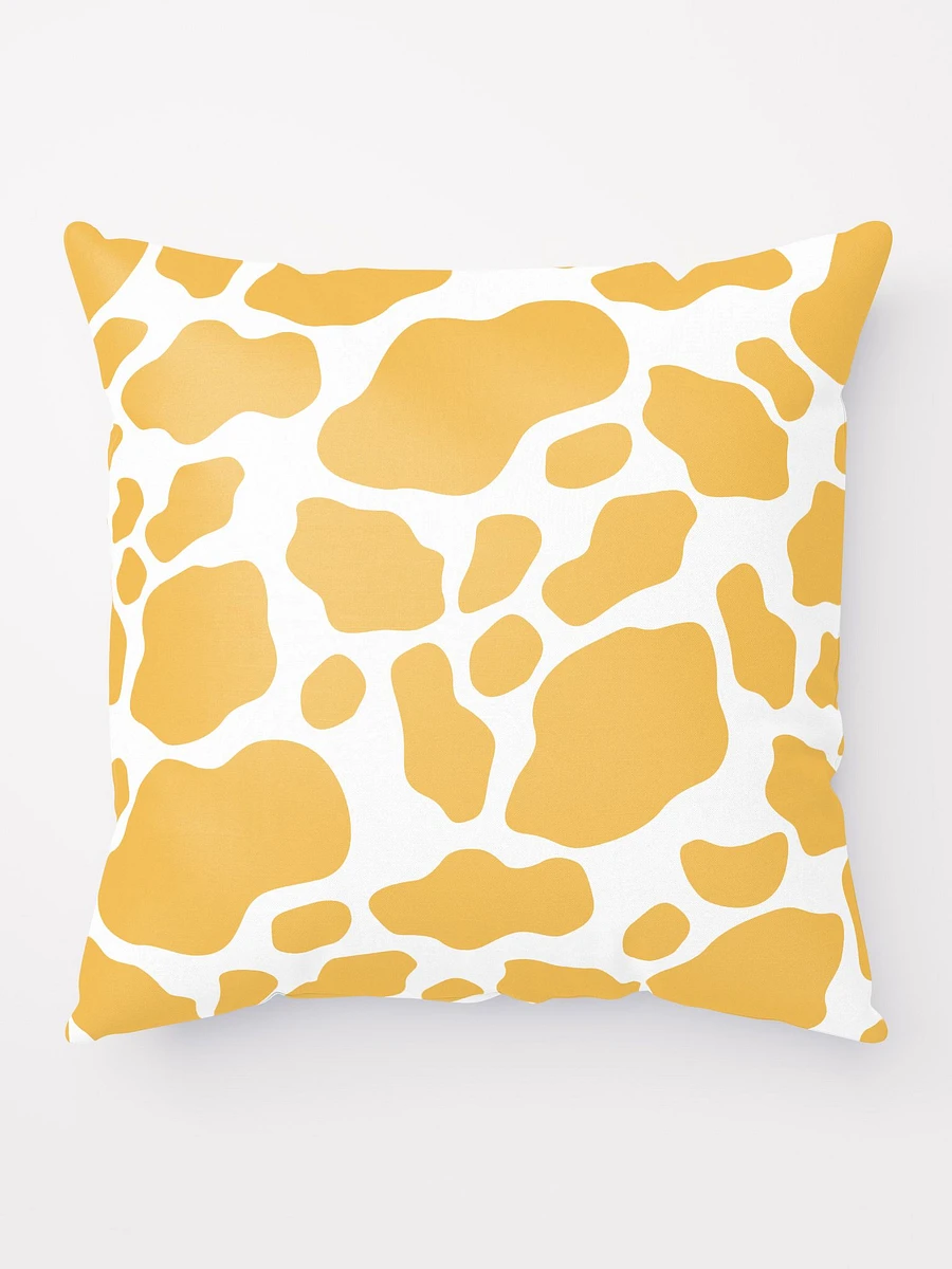 Cow Skin Pillow - White & Yellow product image (5)