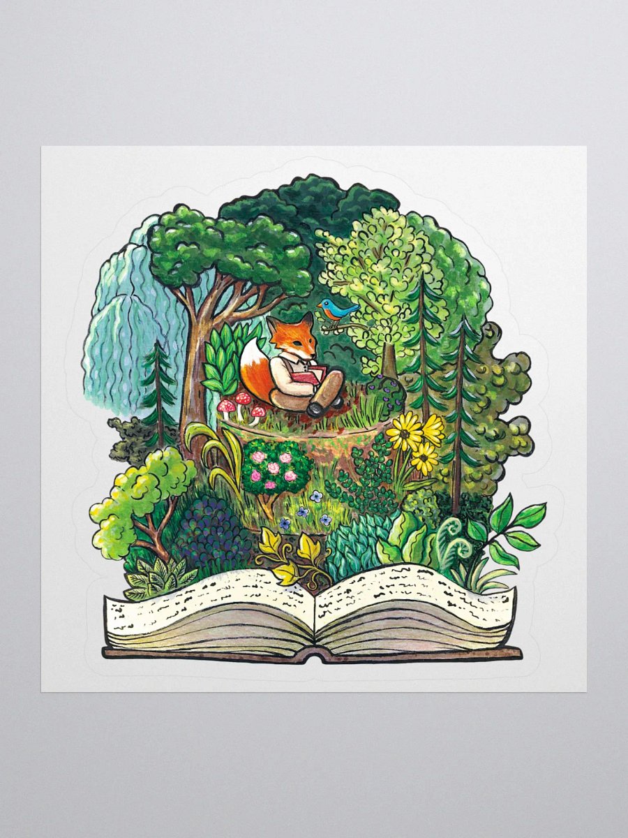 Fantasy Forest Fox Cake - Sticker product image (1)
