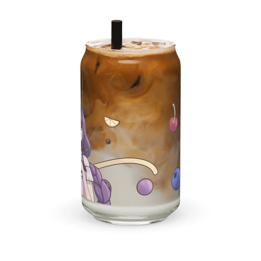 Raiden Shogun - Can-Shaped Glass (or with lid and straw) product image (42)