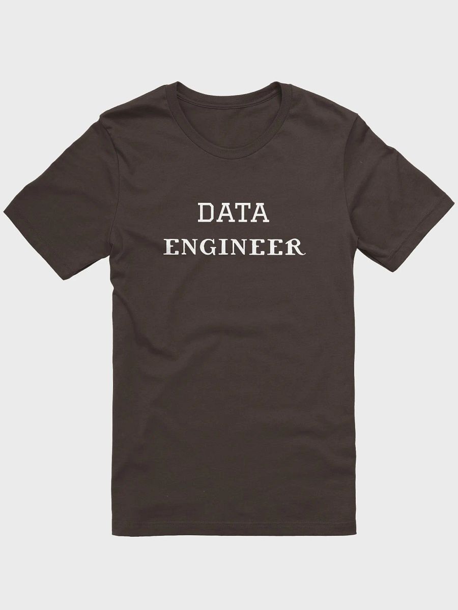 Data Engineer Unisex-tshirt product image (3)
