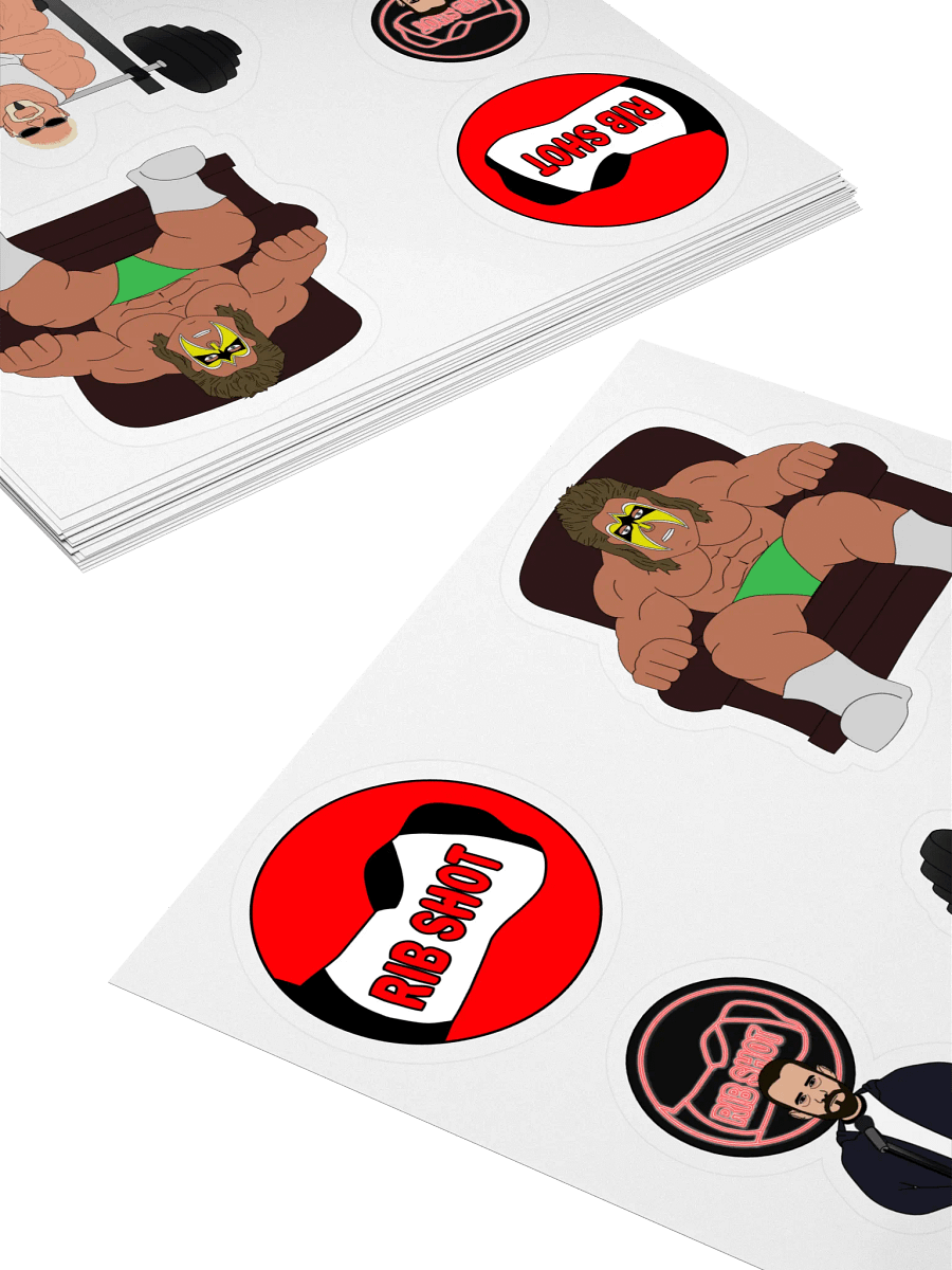 Rib Shot Sticker Set product image (4)