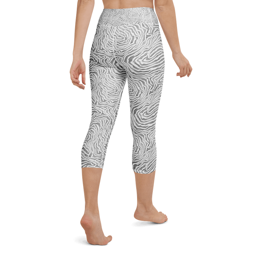 Light Grey Snake Capri Leggings product image (3)