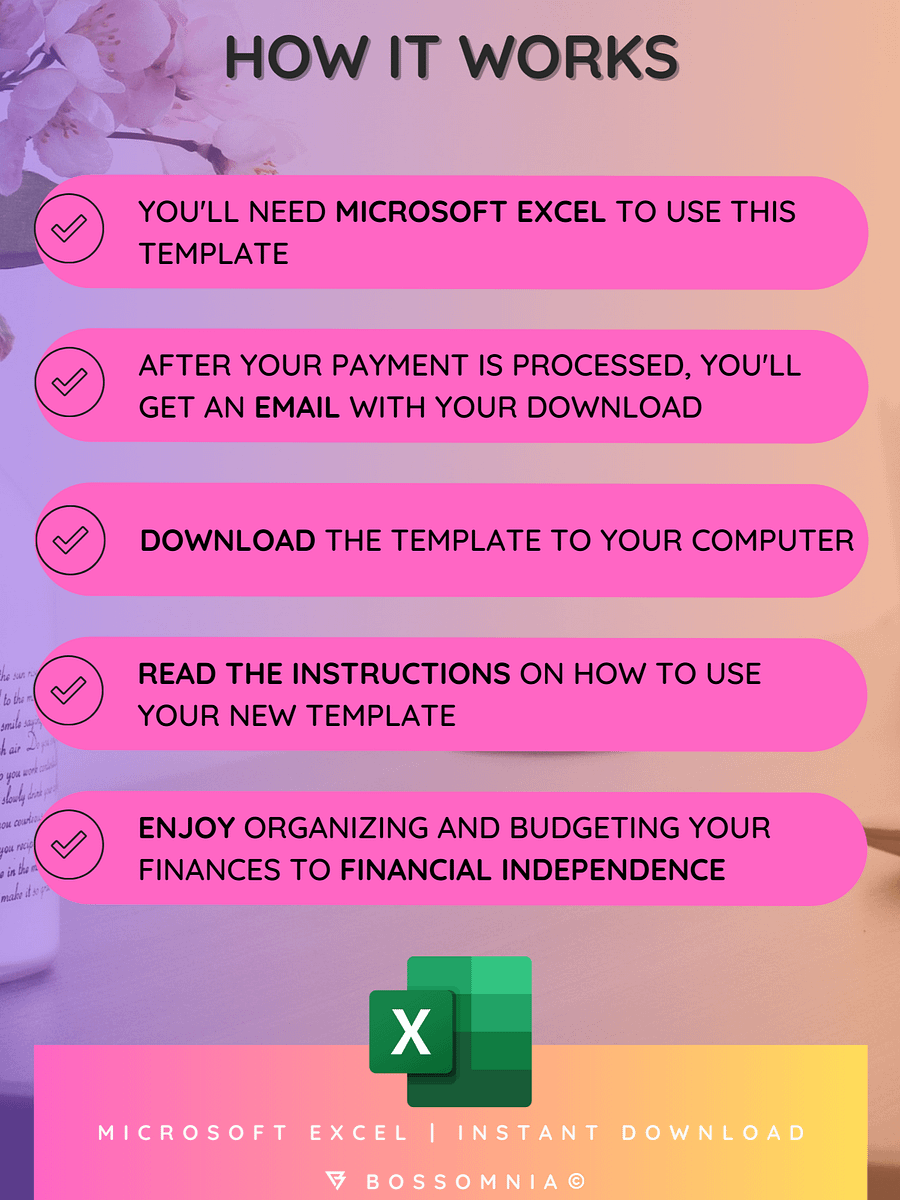 [Microsoft Excel] (ULTIMATE) Financial Budgeting Spreadsheet product image (9)