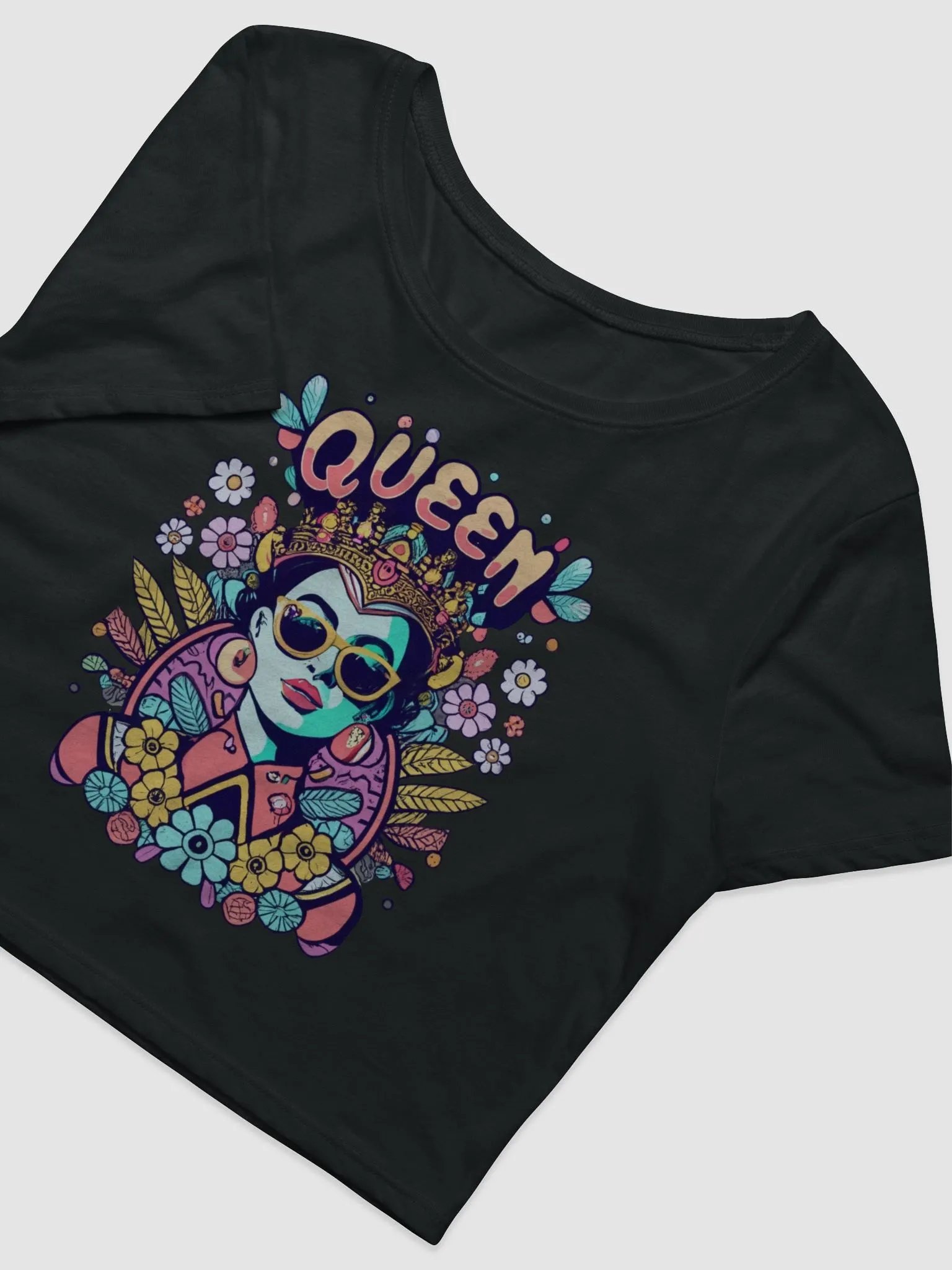 Queen Angelica Womans Cropped Tee product image (3)