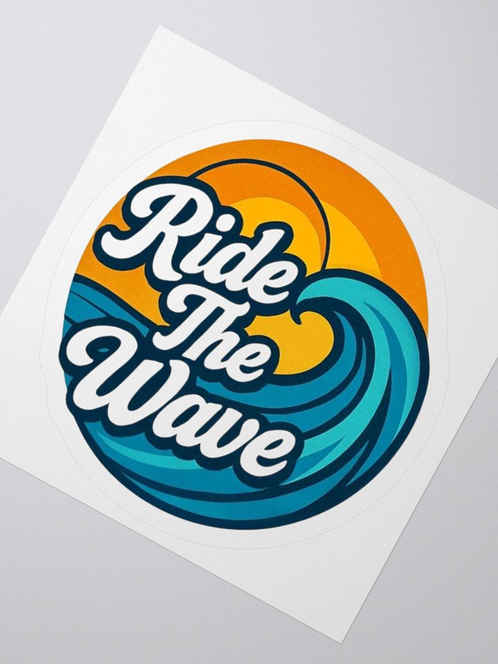 Ride The Wave Sticker product image (1)