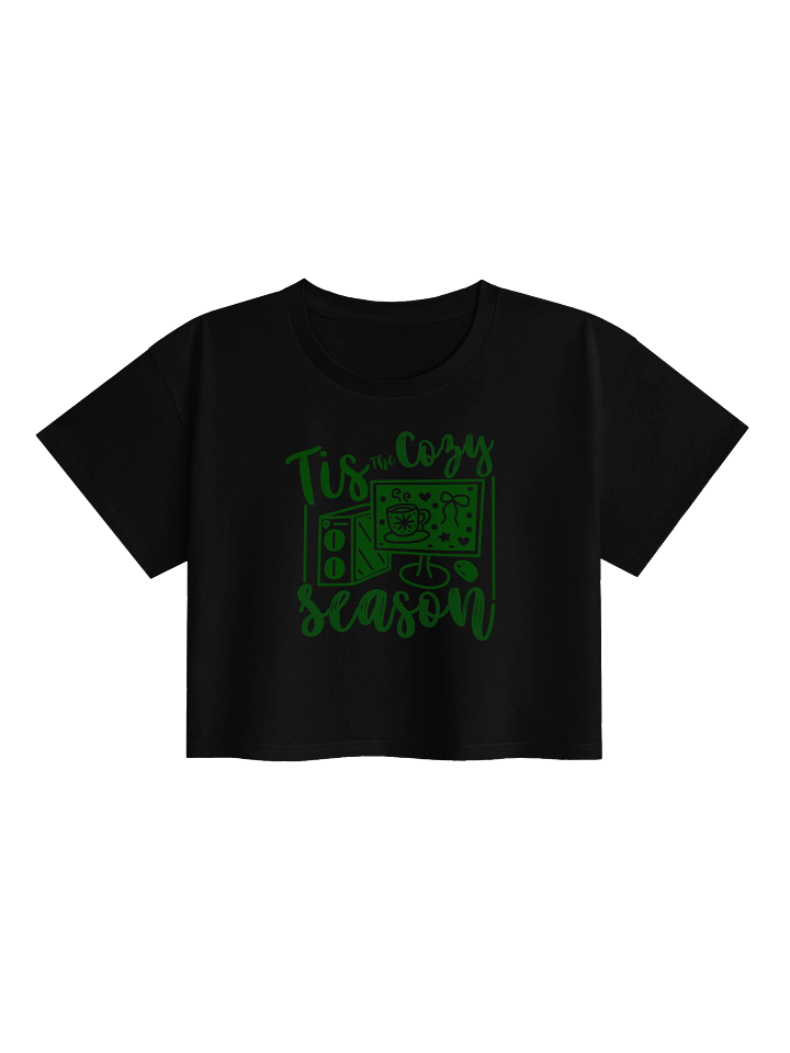 Tis The Season Crop Top - Green product image (2)