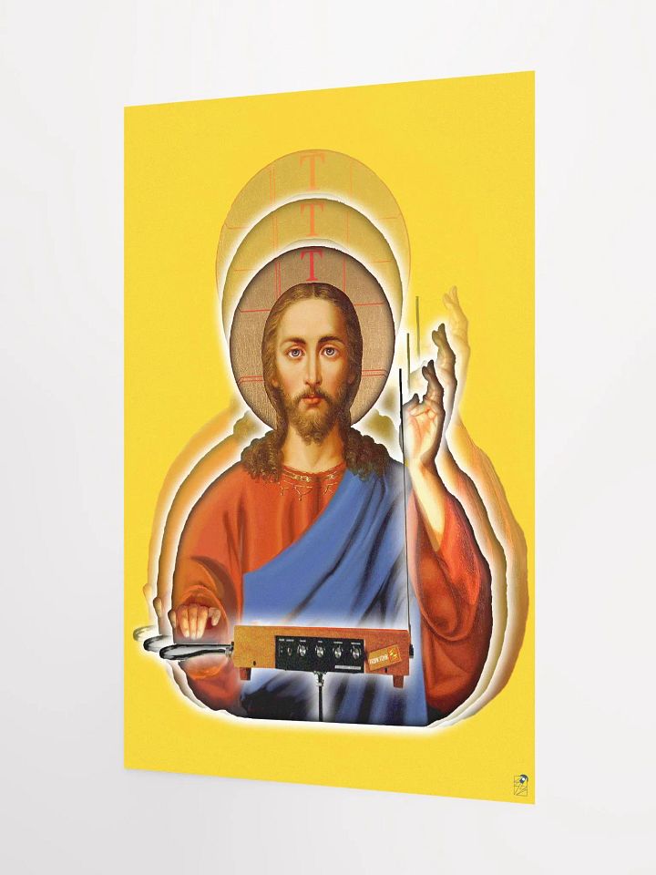 The Holy Theremin by Frank Fonik , Techno EDM Matte Paper Poster product image (2)