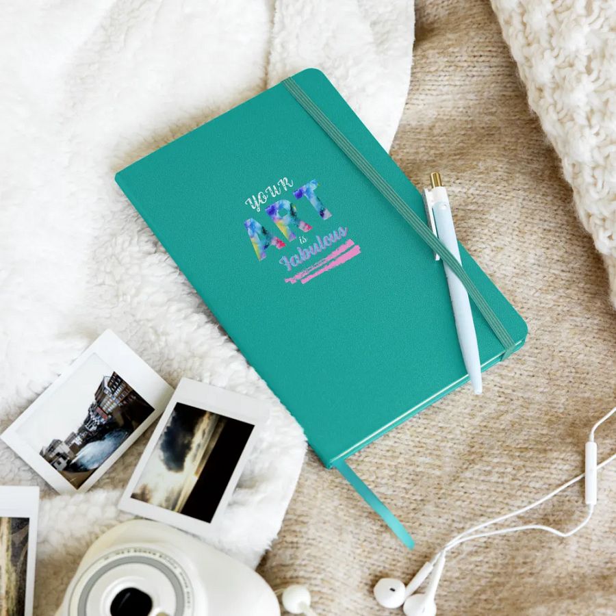 Artful Fabulous Hardcover Notebook or art students moms daughters friends art teachers product image (10)