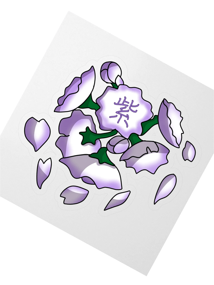 Purple Team logo sticker product image (2)