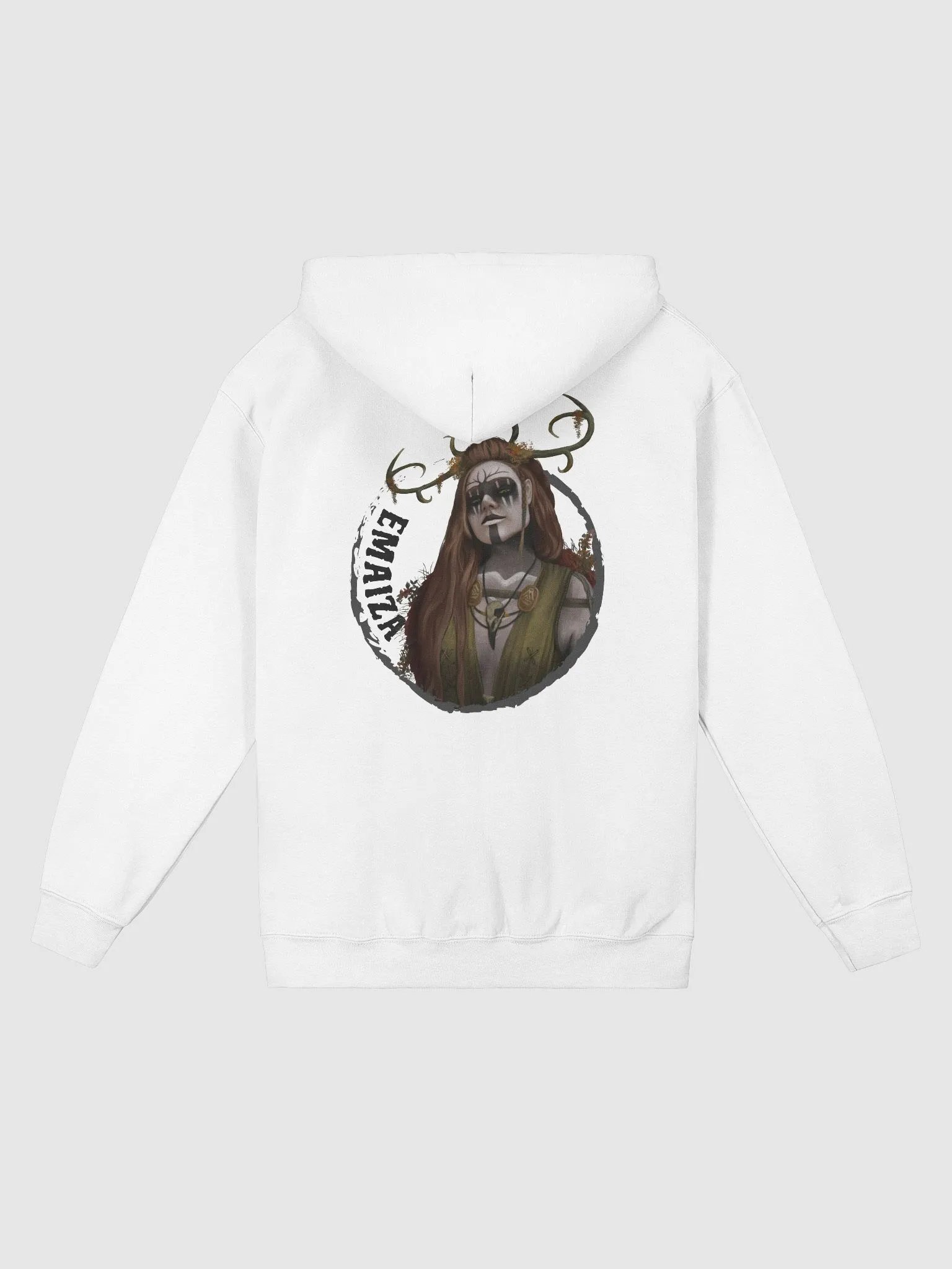 EMAIZA Unisex Zip-Hoodie (BLACK logo) product image (3)
