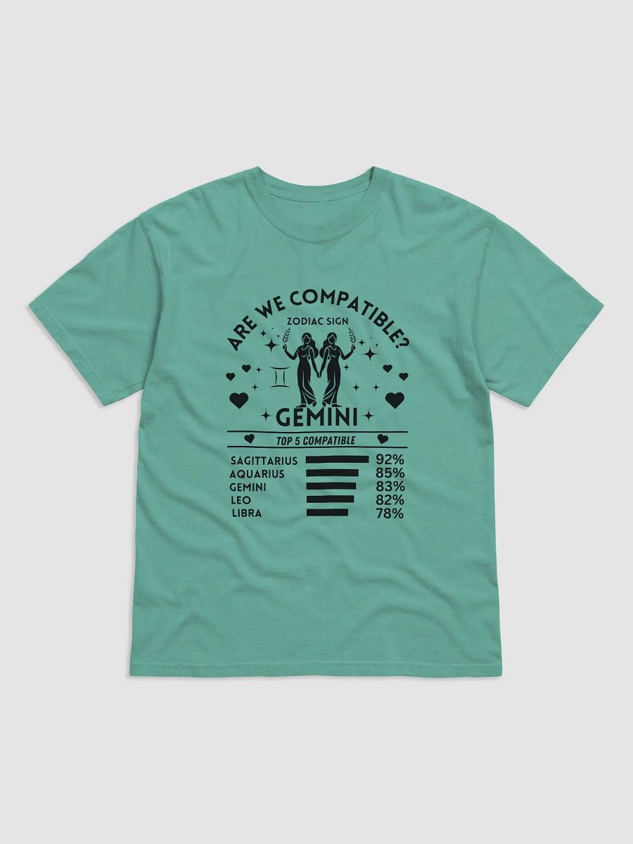 Gemini Zodiac Sign Romantic Compatibility T-Shirt - Light Comfort Colors 1717 product image (68)