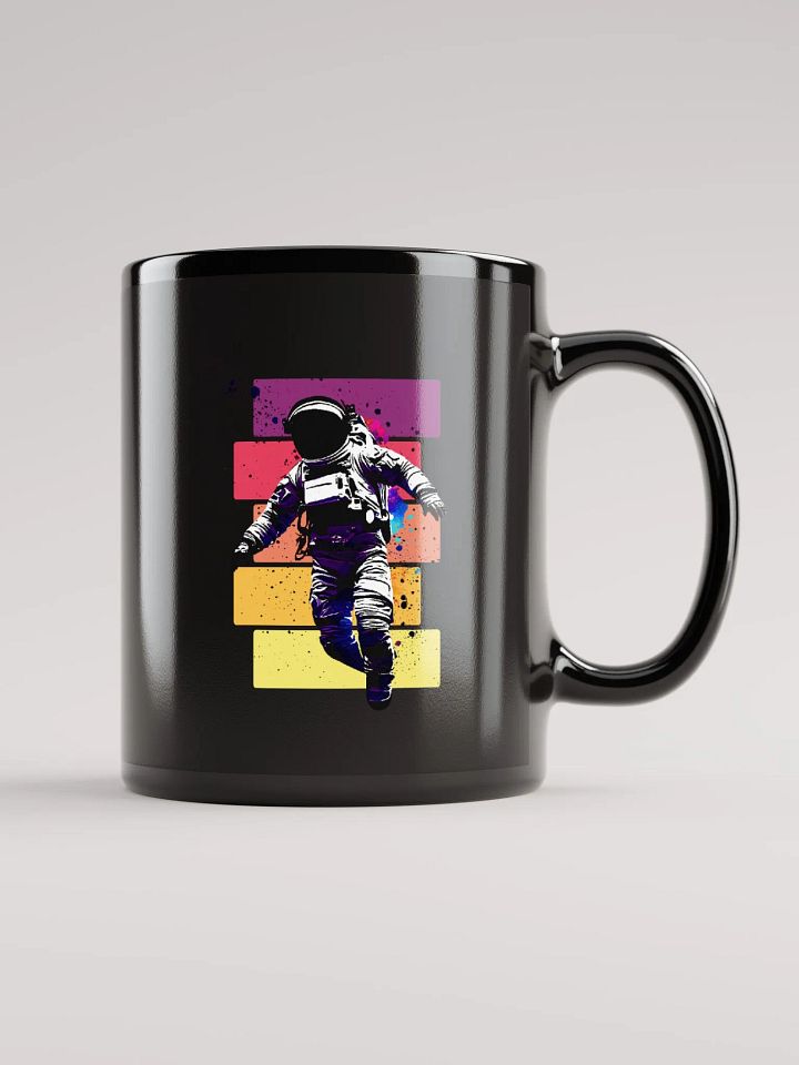 Cosmic Freedom: Retro Illustration of the Floating Astronaut (front & back) product image (1)