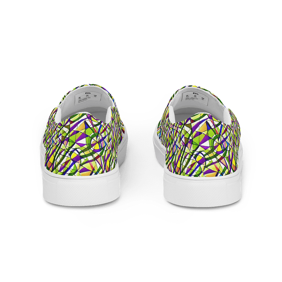 stained Glass Pattern Canvas Shoes product image (4)
