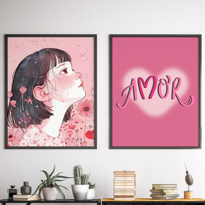 Coquette Gallery Wall Set of 22 DIGITAL Pastel Pink Prints product image (10)