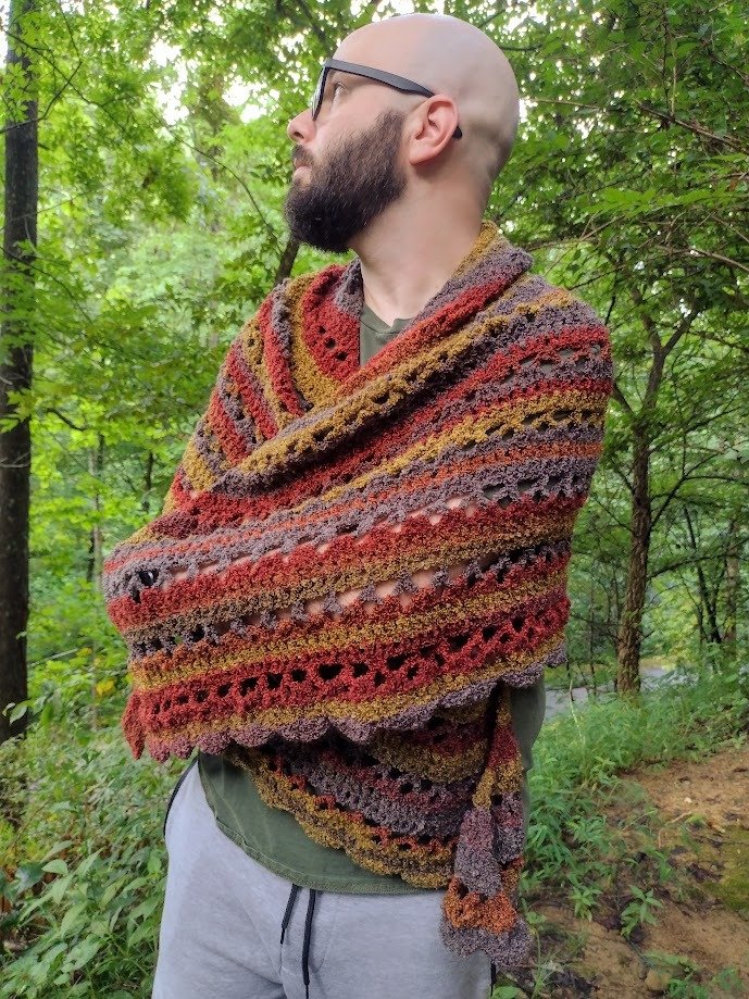 Crochet Autumn Shawl product image (1)