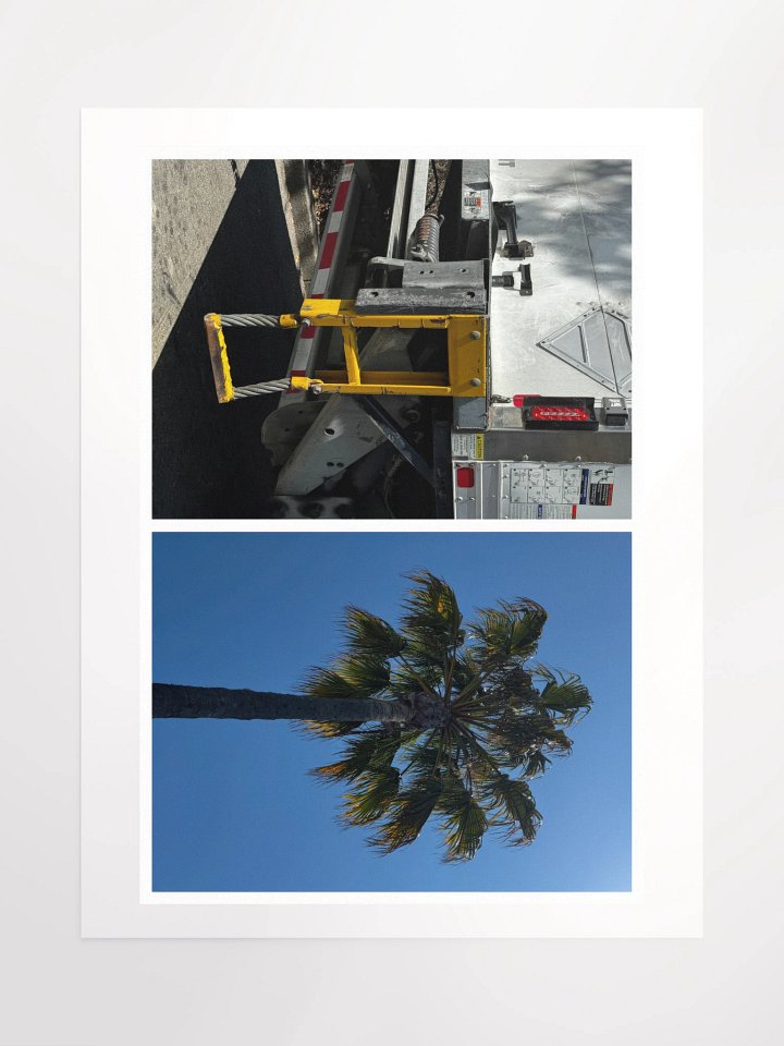 Yellow Truck Steps and Palm Tree product image (1)