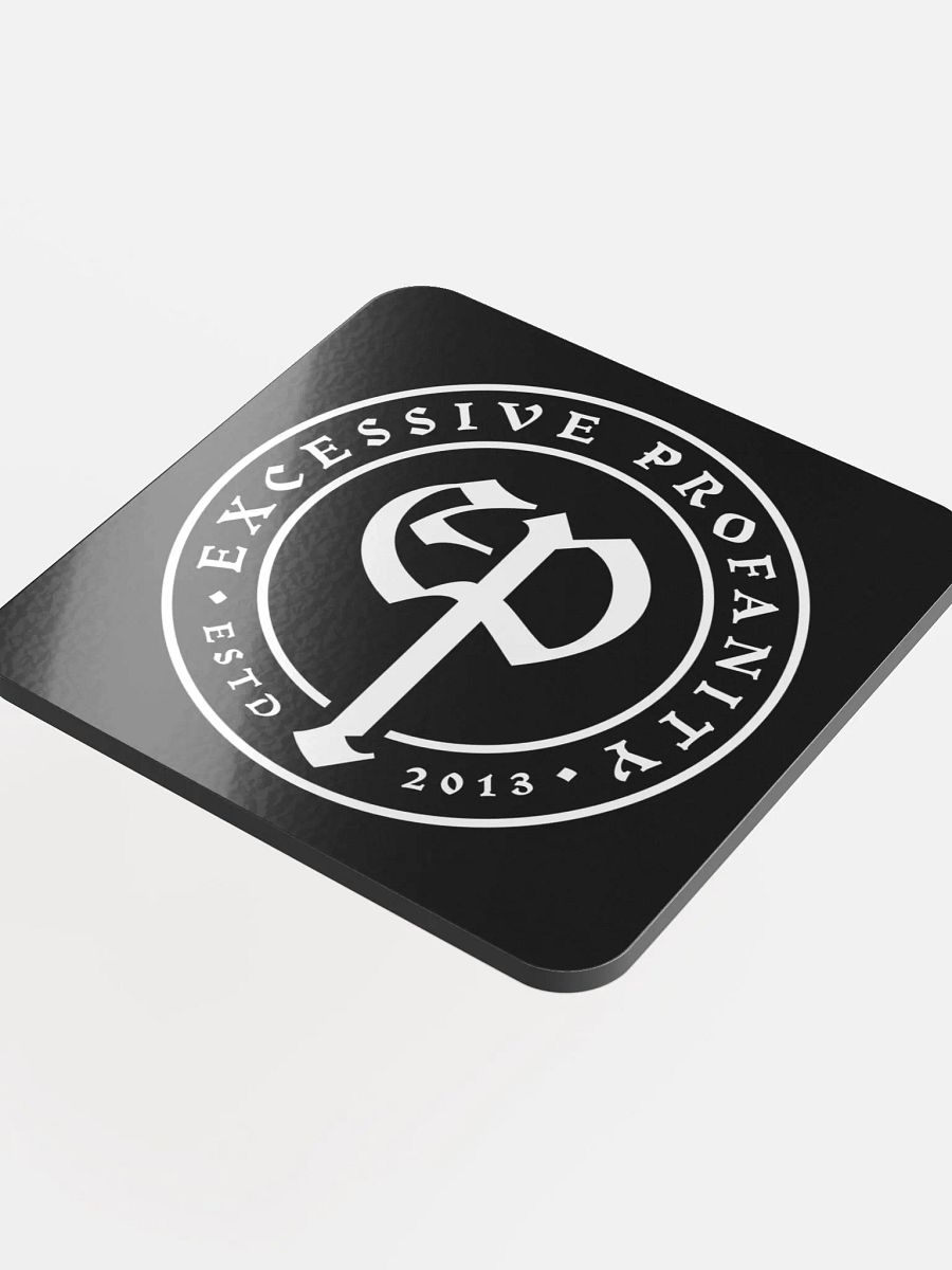 Executioner's Axe Glossed Cork Coaster (Black) product image (4)