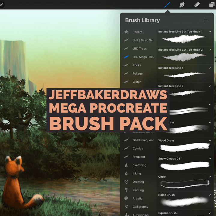 Mega Procreate Brush Pack product image (1)