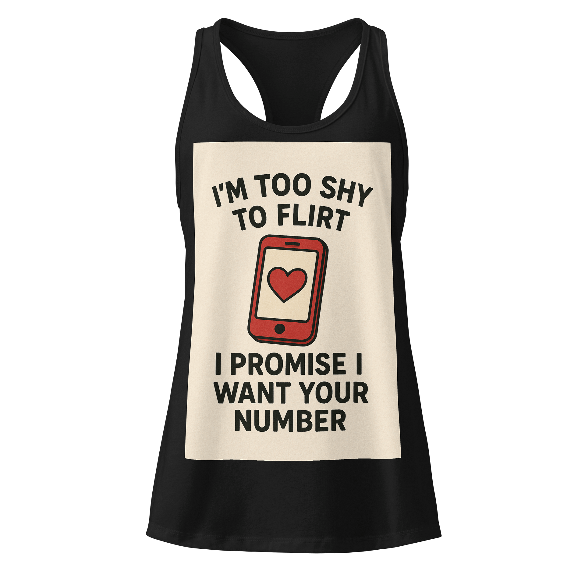 womens i want your number tank top product image (1)