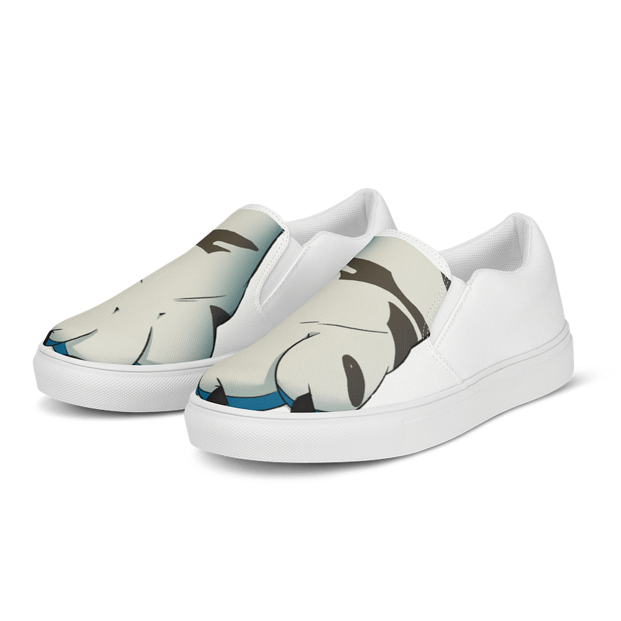 Tiger2Paws Men's Slip-On Canvas Shoes - White product image (3)