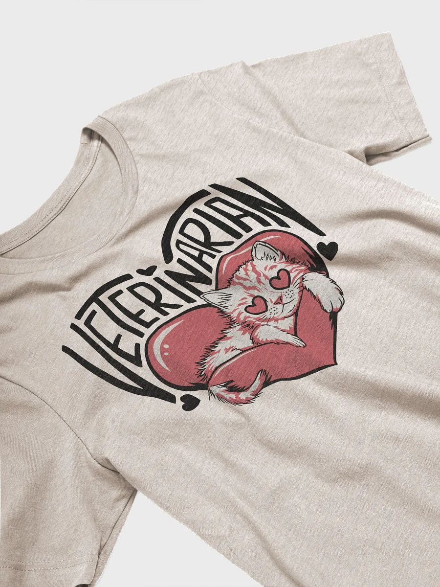 Heart-Eyed Cat Veterinarian T-Shirt product image (4)