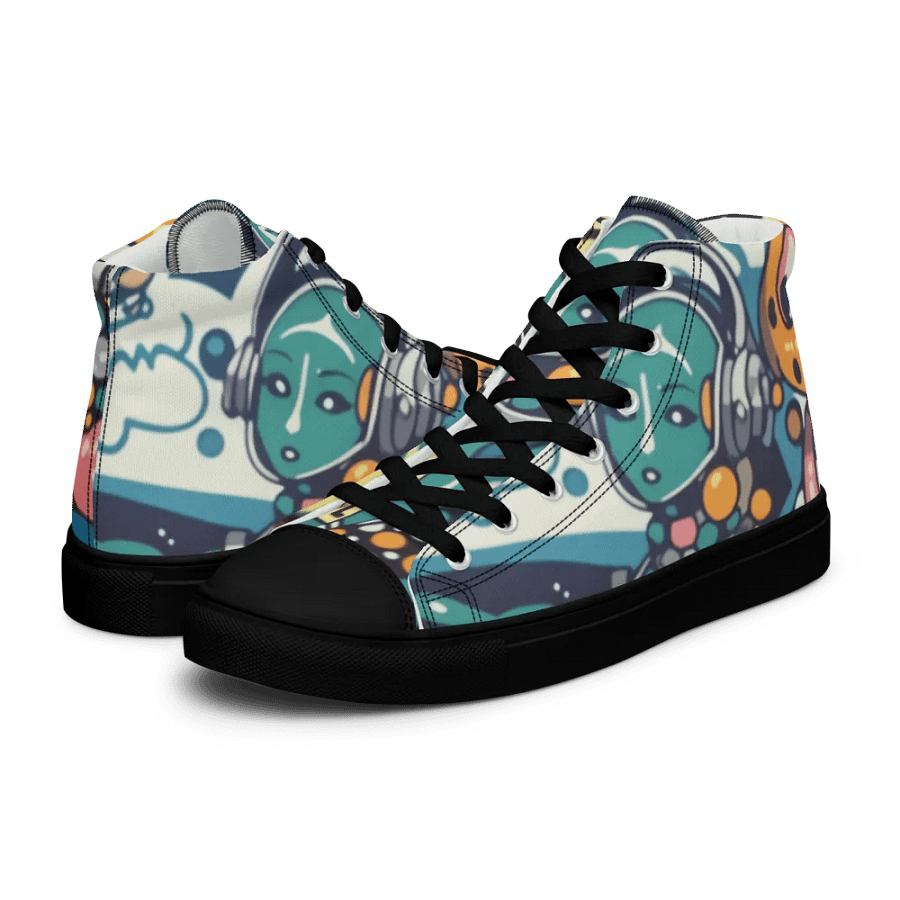 Custom Art High Top Canvas Shoes product image (10)