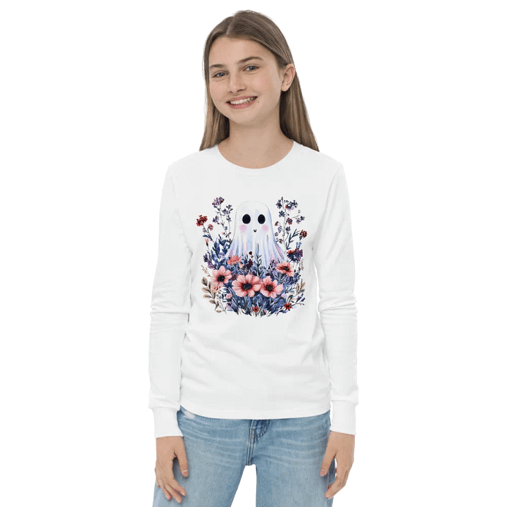 Natural Ghosts Long Sleeve Youth T-shirt product image (8)