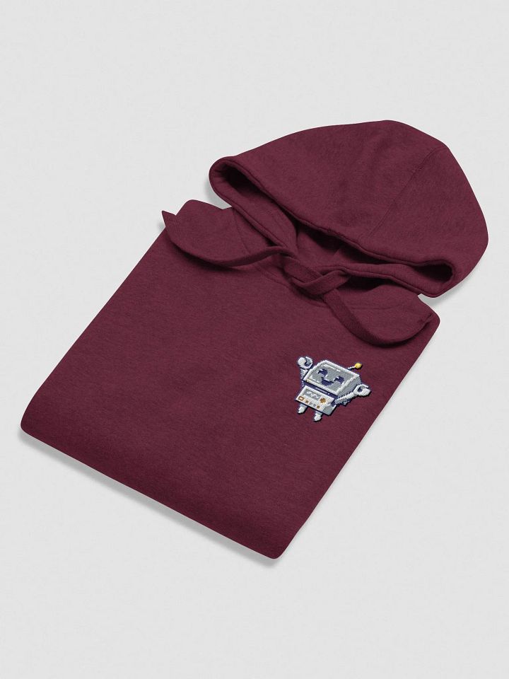 Happy Robot Embroidered Hoodie product image (1)