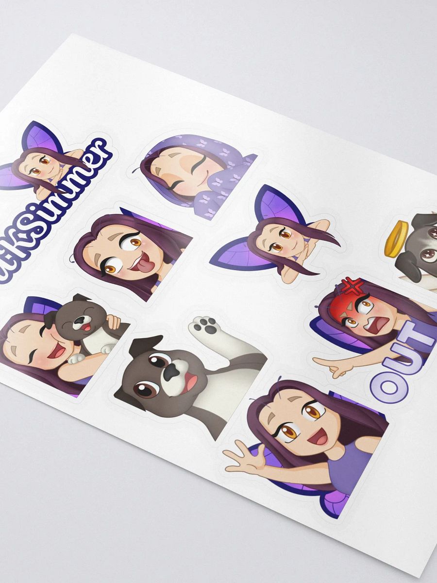 UKSimmer Emotes Stickers product image (3)