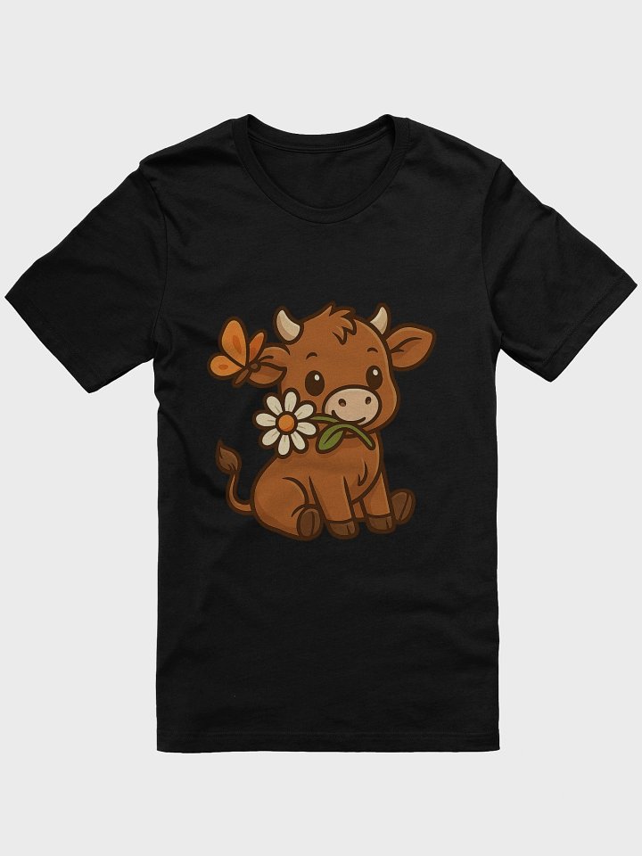 "Cute Baby Cow with Daisy and Butterfly" product image (6)
