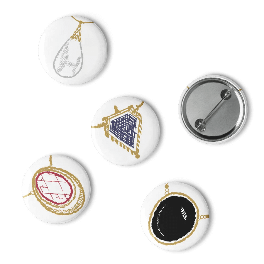 pin set #03 - the rocks, colorized product image (4)