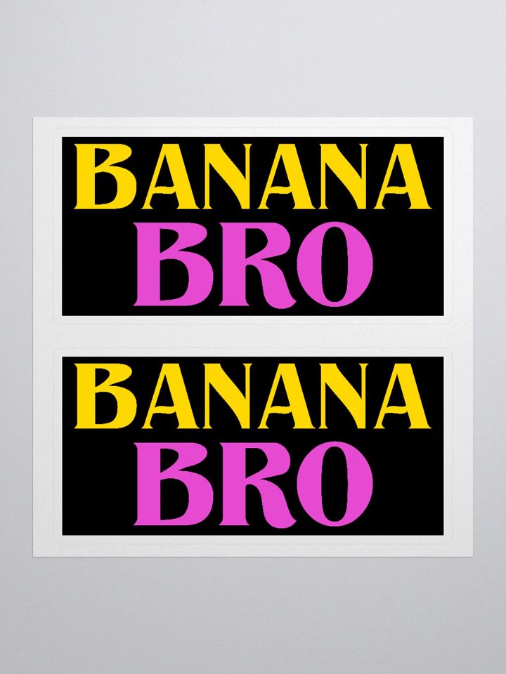Banana Bro 2x stickers product image (2)