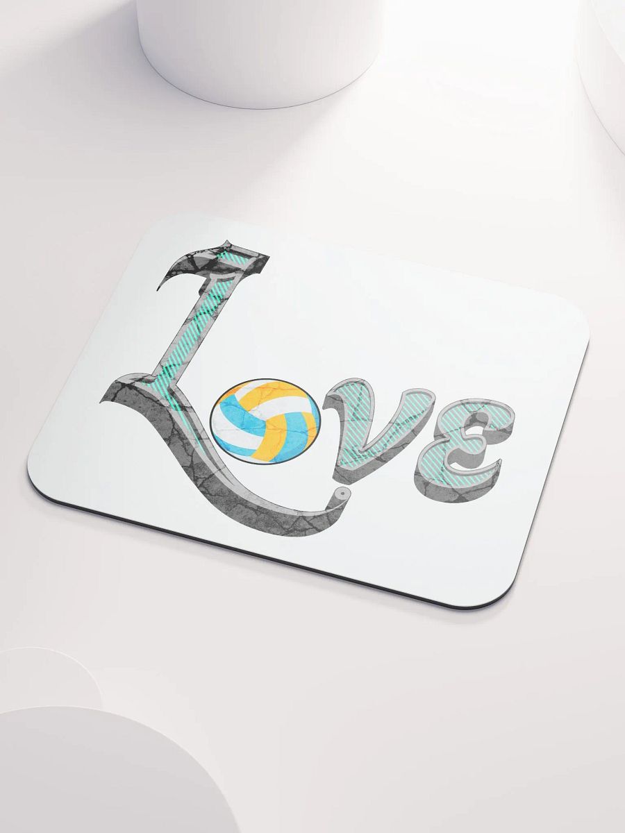 Love Volleyball Spike Mouse Pad product image (3)