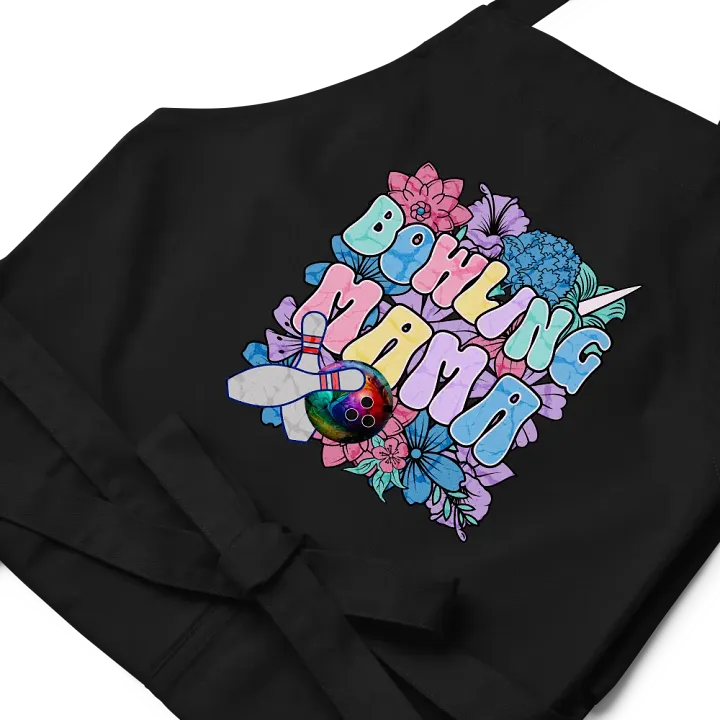 Bowling Mama Fun Organic Cotton Apron product image (2)