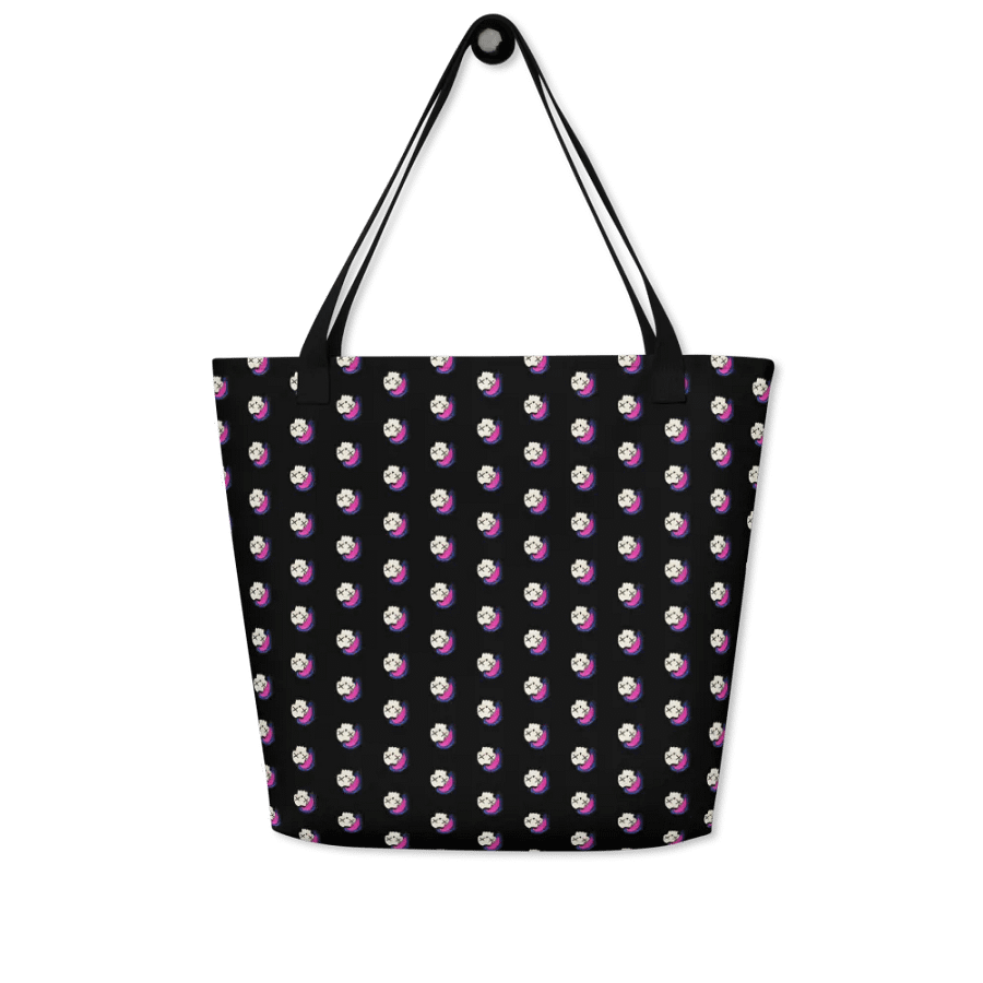Hybrid Skull Large Tote Bag w/Pocket product image (7)
