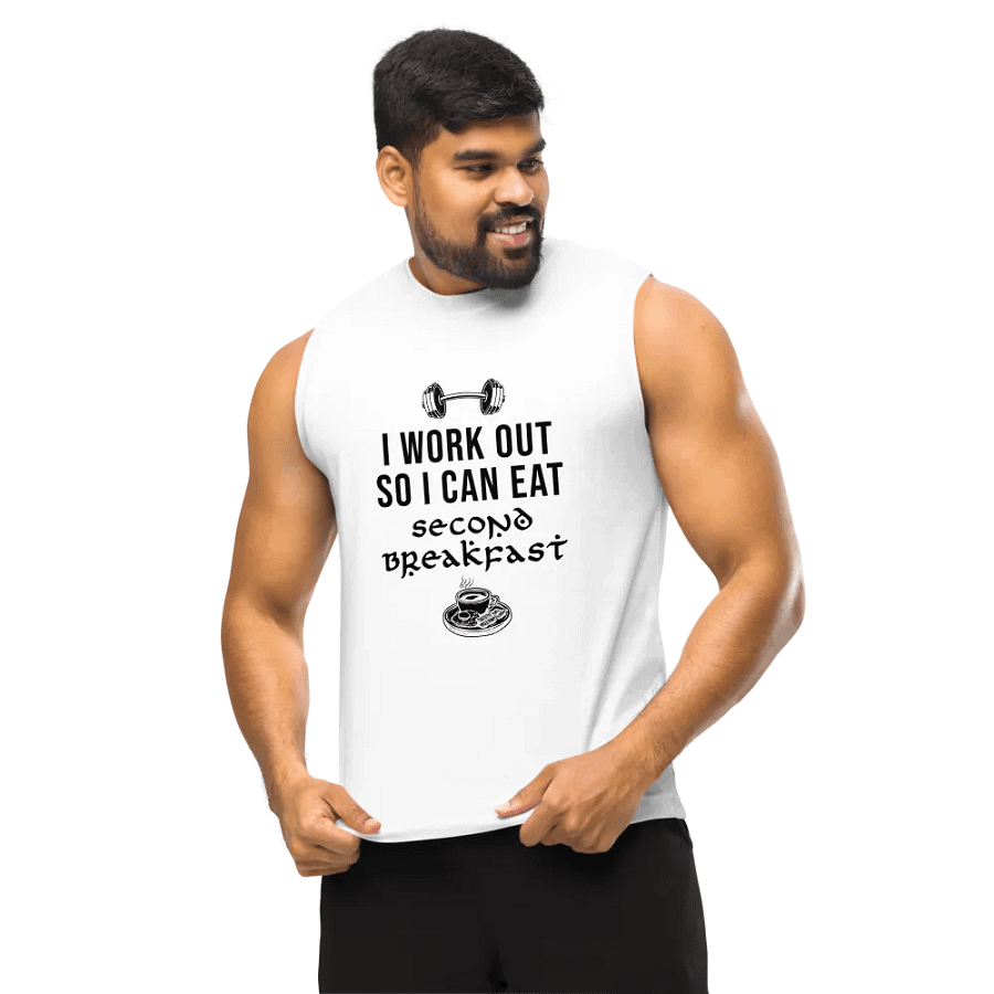 Premium Training Tank - I work out so I can eat second breakfast product image (10)
